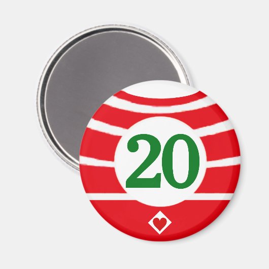 ACE OFハート マグネット (正面/裏面)