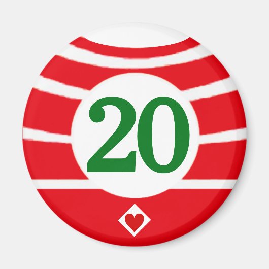 ACE OFハート マグネット (正面)