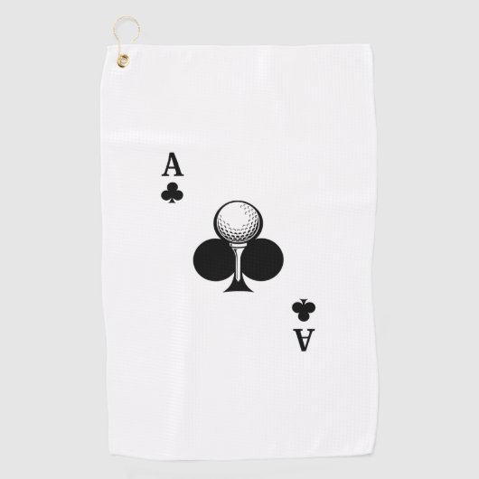 Ace of Clubs ゴルフタオル (正面)