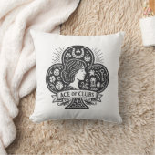 Ace of Clubs — Lady Luck Cameo クッション (ブランケット)