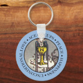 Ace of Cups文字 キーホルダー (正面)