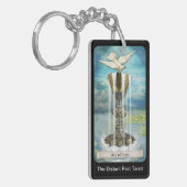 Ace of Cups Card from the Distant過去タロットデッキ キーホルダー (正面左)