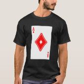 Ace Of DiamondsトランプのポーカーカードゲームトランプBla Tシャツ (正面)