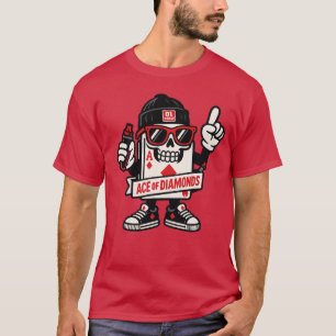 Ace of Diamonds Street Mascot — High-Roller Editio Tシャツ