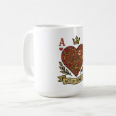 Ace of Hearts コーヒーマグカップ (正面左)