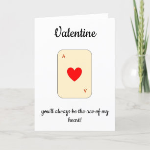 ace of hearts valentine シーズンカード