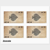 Ace of Spades 長方形シール (シート)