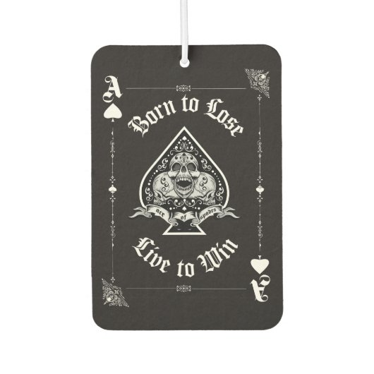Ace of Spades Air Freshener カーエアーフレッシュナー (正面)