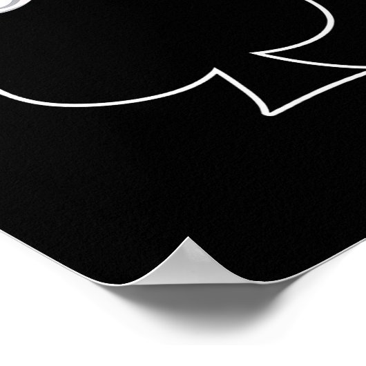 Ace Of Spades Christmas Gift Playing &amp; Deck Of ポスター (角)