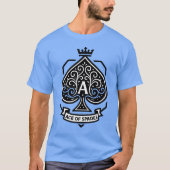 Ace of Spades Crest — Crowned Filigree Tシャツ (正面)
