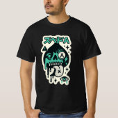Ace of Spades — Drip-Skull Katakana Tシャツ (正面)