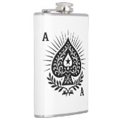 Ace of Spades — Filigree Star & Laurel フラスク (右)