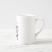 Ace of Spades — Filigree Star & Laurel ボーンチャイナマグカップ (右)