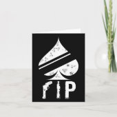 Ace Of Spades Funny Video Game Player  カード (正面)