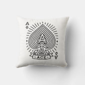 Ace of Spades — Monoline Sunburst Emblem クッション (裏面)
