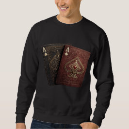 Ace of Spades Playing Cards Graphic Sweatshirt スウェットシャツ