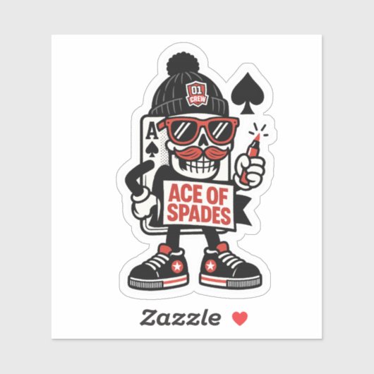 Ace of Spades Street Mascot — Pro Grind Edition シール (シート)