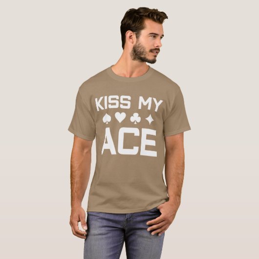 ace poker card card game boy tシャツ (正面フル)