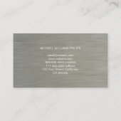 ACERO METAL GRIS PROFESIONAL FORJA METÁLICO 名刺 (裏面)