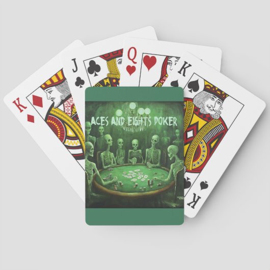 Aces and Eights Poker トランプ (裏面)