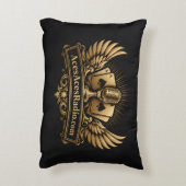 acesacesradio black and gold アクセントクッション (裏面(縦))