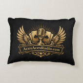 acesacesradio black and gold アクセントクッション (裏面)