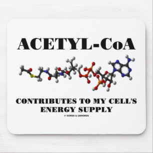 Acetyl-CoAが細胞のエネルギー供給に貢献 マウスパッド