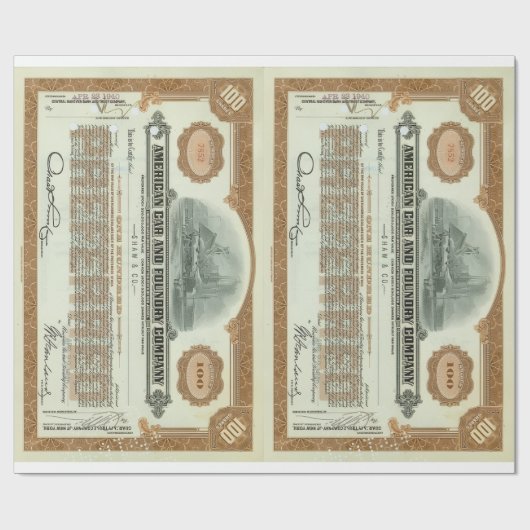 ACF stock ラッピングペーパー (フラット)