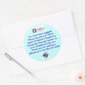 ACH、CNOHのロゴ、タグが付いている！頼む… ラウンドシール (封筒)