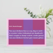 Ach, Mantelzorger サンキューカード (スタンド正面)