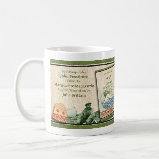 Achan: Naskapiの巨大な物語のマグ コーヒーマグカップ (左)