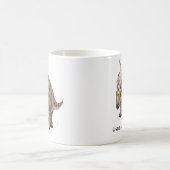 Achelousaurus -白亜の恐竜の広告宣伝 コーヒーマグカップ (中央)