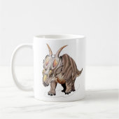 Achelousaurus -白亜の恐竜の広告宣伝 コーヒーマグカップ (左)