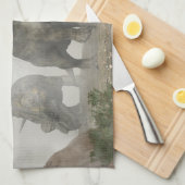 Achelousauruses キッチンタオル (四つ折り)