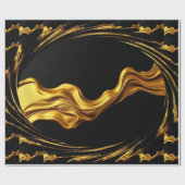 Achempong Abstract Art & Global Inspired Luxury G ラッピングペーパー (フラット)