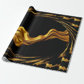 Achempong Abstract Art & Global Inspired Luxury G ラッピングペーパー (アンロールド)