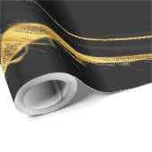 Achempong: Auric Cascade | |Liquid Gold Opulence   ラッピングペーパー (ロールコーナー)