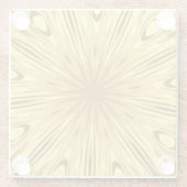 Achempong Designer: Crimson & Gold Opulent | Table ガラスコースター (裏面)