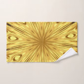 Achempong: Gilded Zenith Opulent Swirl Crimson Gol バスタオルセット (ハンドタオル)