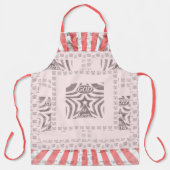 Achempong God's Love Star Warm Peach & Orange Chef エプロン (正面)