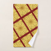 Achempong: Gold Luxry | Gilded Zenith Crimson Swir バスタオルセット (ハンドタオル)