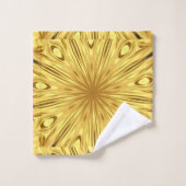 Achempong: Gold Luxry | Gilded Zenith Crimson Swir バスタオルセット (ウォッシュタオル)