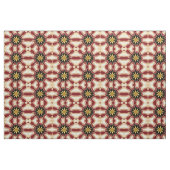 Achempong: Starburst | Deep Crimson & Gold Luxury  ファブリック (ファットクウォーター)