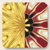 Achempong: The Gilded Zenith Opulent Swirl Crimson コースター (正面)