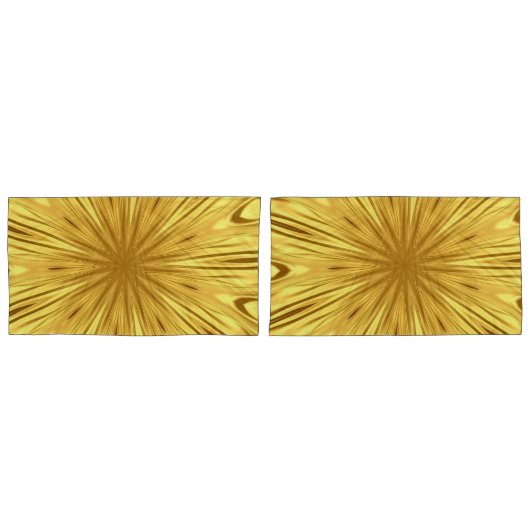 Achempong: The Gilded Zenith Opulent Swirl Liquid  枕カバー (正面-セット)