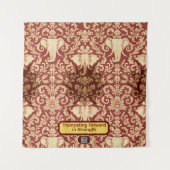 Achempong Trumpeting Forward: A Timeless Statement タペストリー (正面)