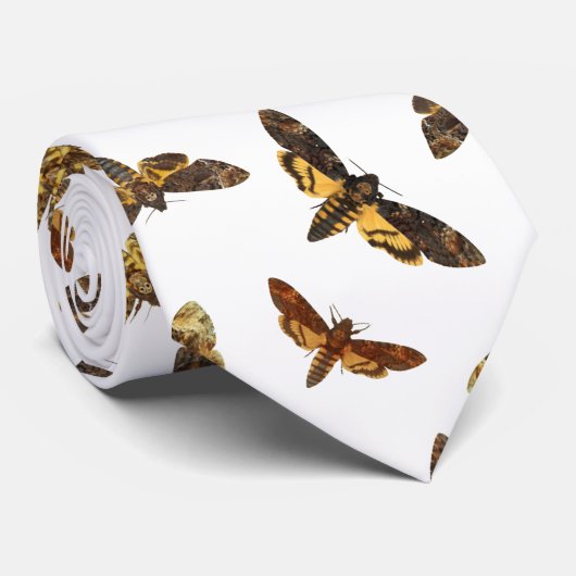 Acherontia Lachesis – 死の頭Hawkmoth ネクタイ (ロール)