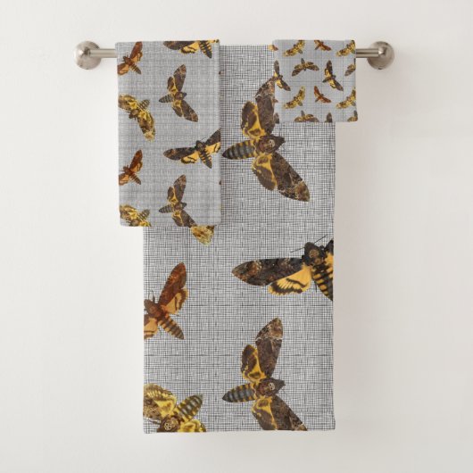 Acherontia Lachesis – 死の頭Hawkmoth バスタオルセット (インサイチュ)