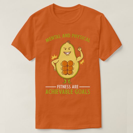 Achievable Goals Mental and Physical Fitness Gym M Tシャツ (デザイン正面)