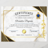 Achievement Appreciate Certificate (正面)